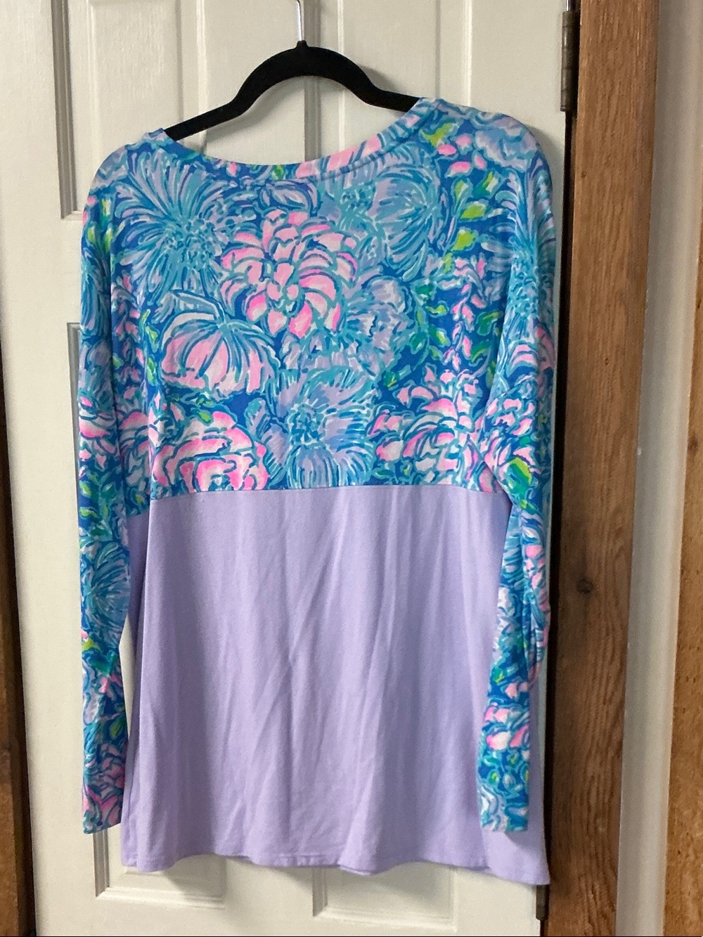 Lilly Pulitzer Multicolor Tropical Print Top - Pink, Blue, Green - Picture 4 of 8